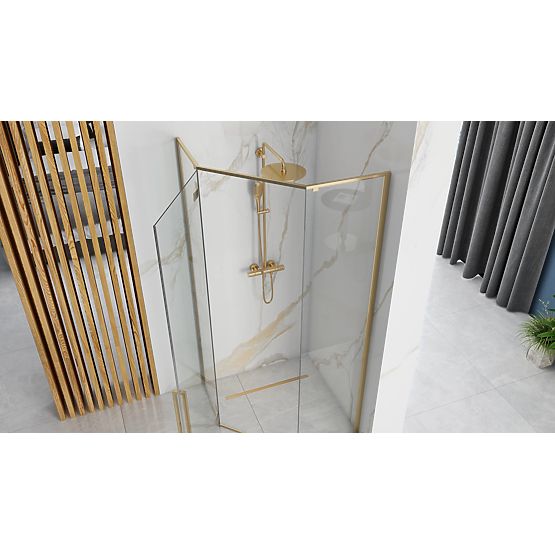 Rea DIAMOND 100x100 GOLD Shower Enclosure