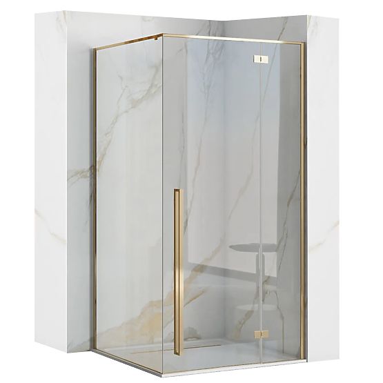 Rea Fargo 120x90 Gold Shower Enclosure
