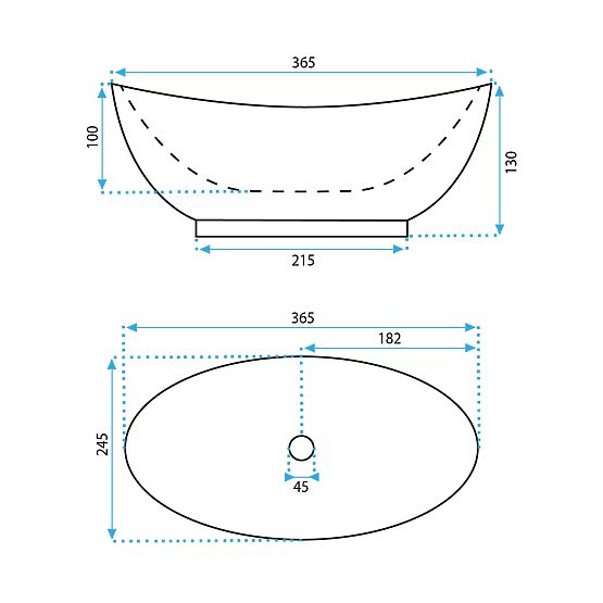 Rea Kate 36 Furniture Washbasin