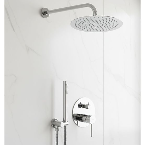 Rea Lungo Diamond Chrome Concealed Shower Set + BOX