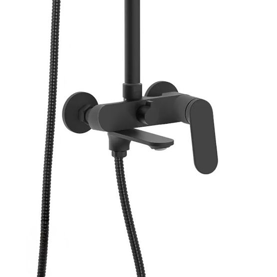 REA Marco Black Shower Set