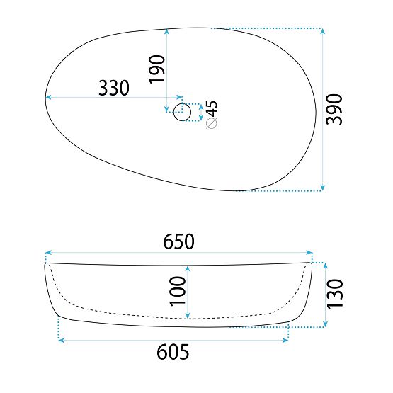 Rea SANDRA Furniture Washbasin