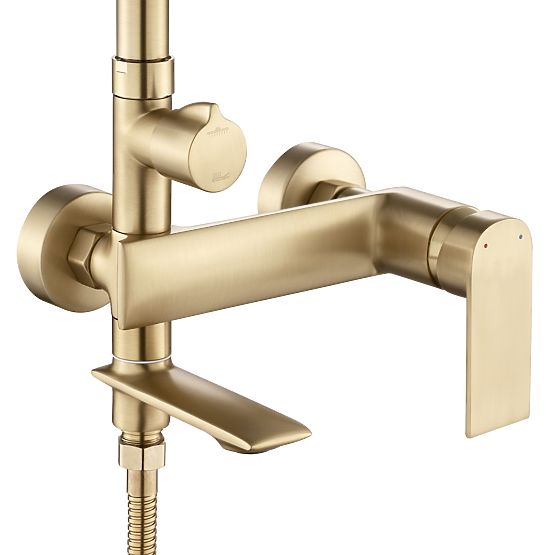 Rea Veneta Brushed Gold Shower Set