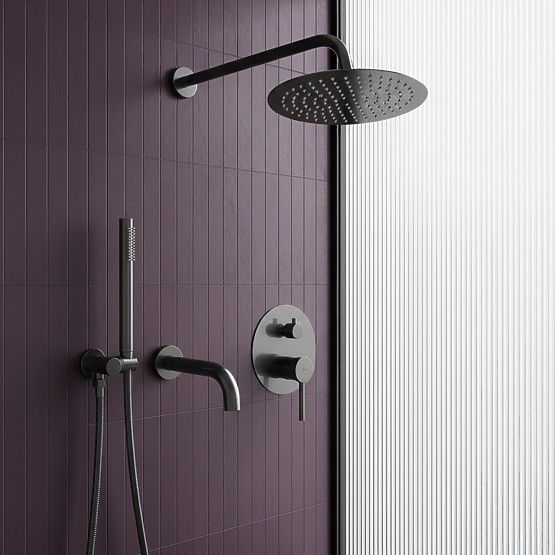 Recessed Bathtub and Shower Set Rea Lungo Titan + BOX