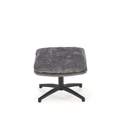 Recliner Chair DARIO with Footrest and Rocking Function, Gray (1p=1pc)