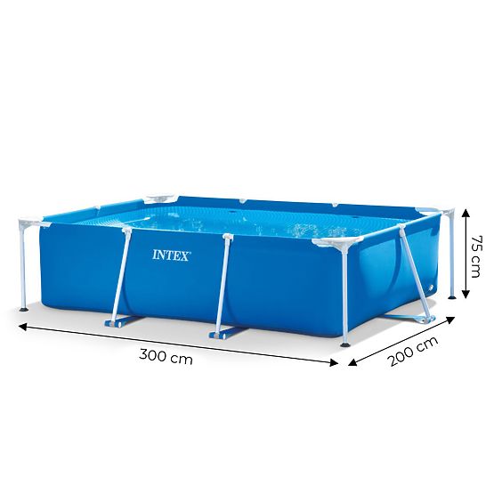 Rectangular Frame Garden Pool 3x2m Intex