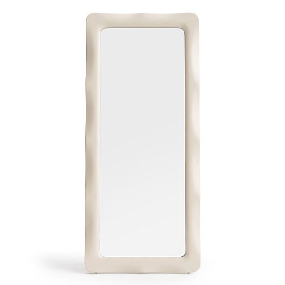 Rectangular Mirror Noelle 180x80 cm, Light Beige, Glossy