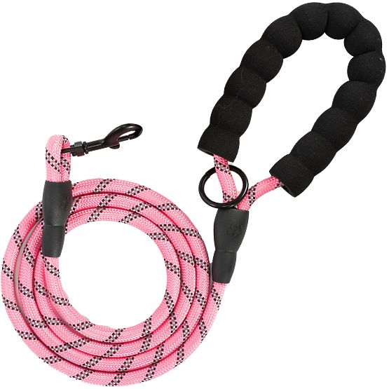 Reflective Dog Leash and Collar PJ-036 Pink