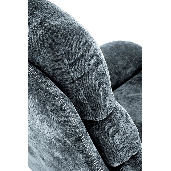 Relaxation Chair DARIO with Footrest and Rocking Function, Blue (1p=1pc)