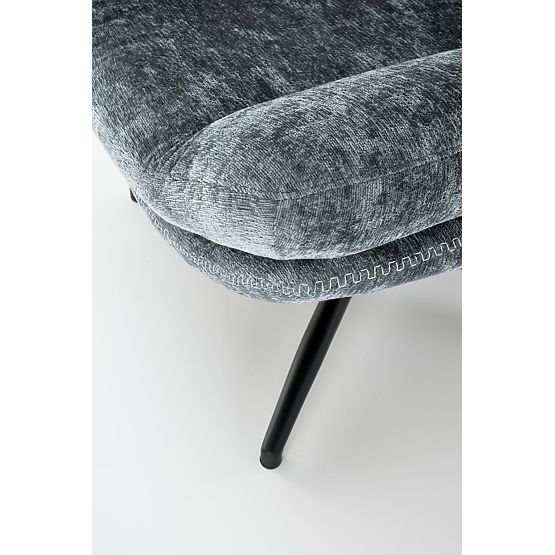 Relaxation Chair DARIO with Footrest and Rocking Function, Blue (1p=1pc)