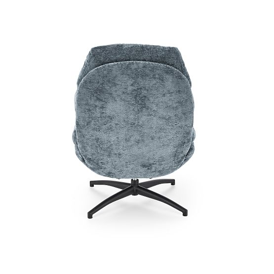 Relaxation Chair DARIO with Footrest and Rocking Function, Blue (1p=1pc)