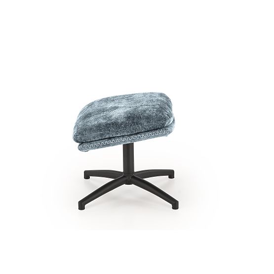 Relaxation Chair DARIO with Footrest and Rocking Function, Blue (1p=1pc)