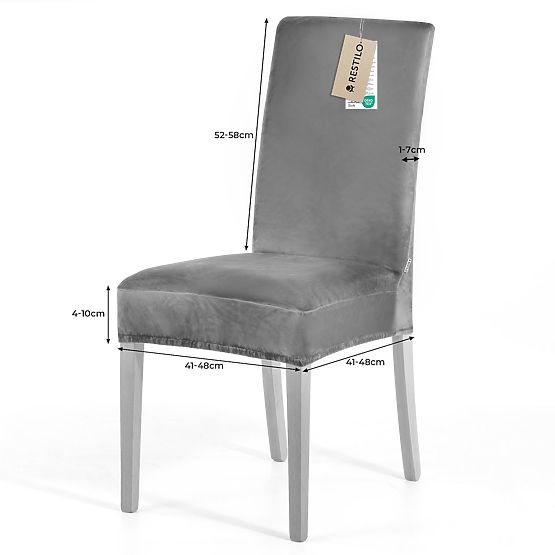 RESTILO SENTO Sofa Cover in Bottle Green Smooth Classic Style