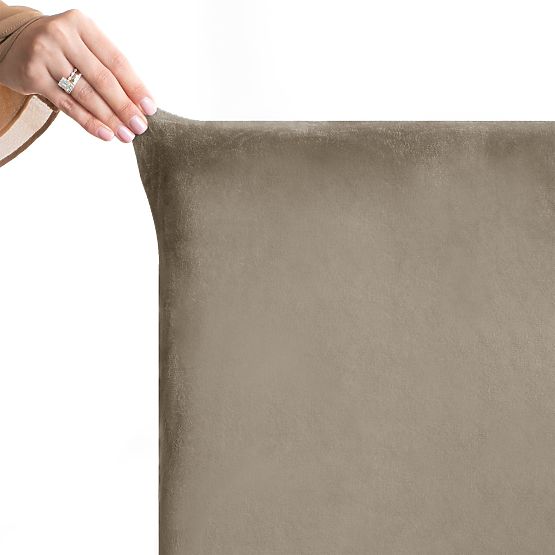 RESTILO Sofa Cover SENTO Beige Smooth Classic Style