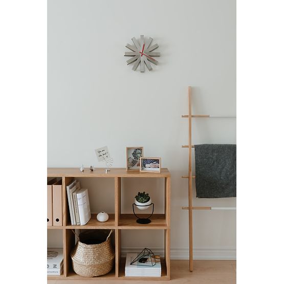 RIBBON Clock in Grey by Umbra