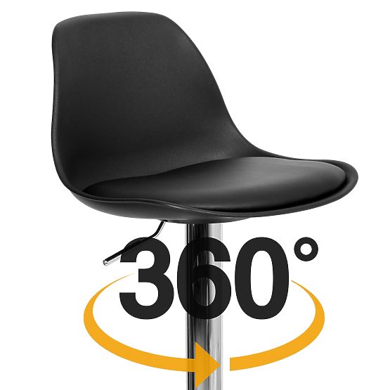 Ricardo Black Bar Stool