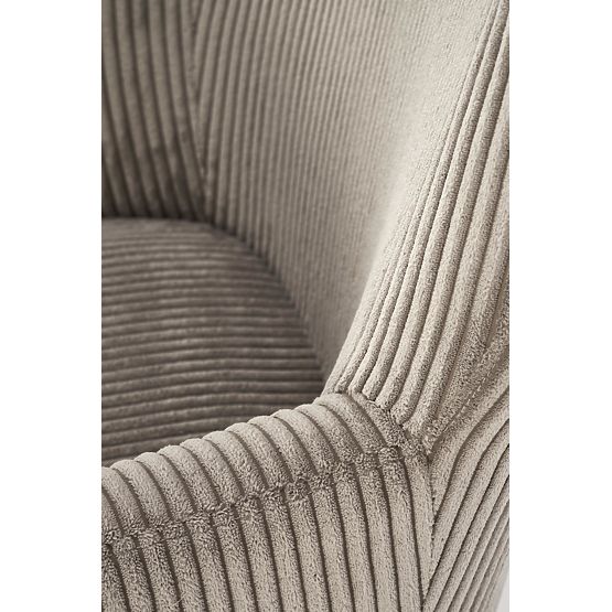 Rocking chair BELMIRO - gray corduroy