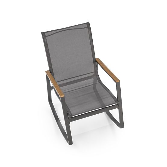 Rocking chair Zlatan - gray