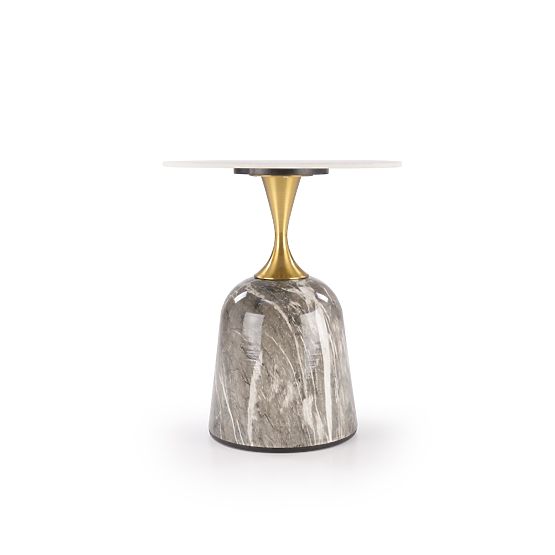 ROSA Coffee Table White Marble / Gray Marble / Gold (2pcs=1set)