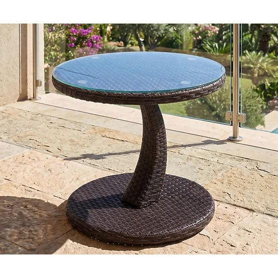 Round Balcony Table from Technorattan - Modern Design Coffee Table