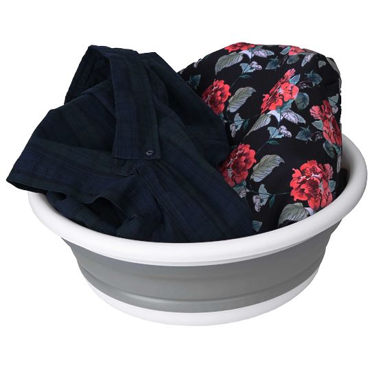 Round Bowl 37 cm White-Grey ELBA COMPACT 9 Liters