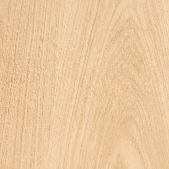 Round Coffee Table Vesby 100 cm, Natural Oak, Ash, Slats