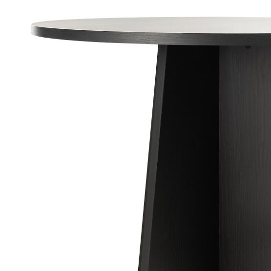 Round Dining Table Merlo 100 cm, Black