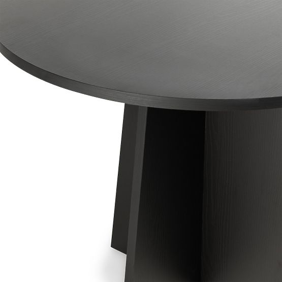 Round Dining Table Merlo 100 cm, Black