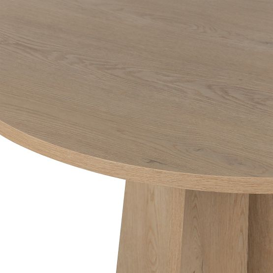 Round Dining Table Merlo 100 cm, Cremona Oak Torro