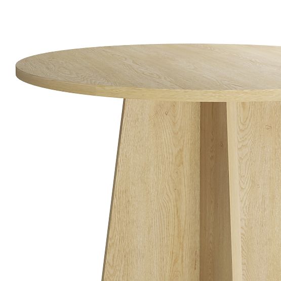Round Dining Table Merlo 100 cm, Cremona Torro Oak