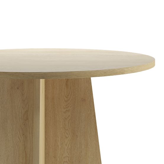 Round Dining Table Merlo 100 cm, Cremona Torro Oak