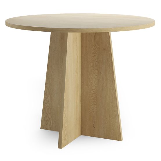 Round Dining Table Merlo 100 cm, Cremona Torro Oak