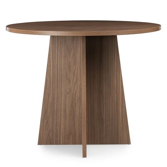 Round Dining Table Merlo 100 cm, Lincoln Walnut