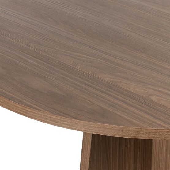 Round Dining Table Merlo 100 cm, Lincoln Walnut