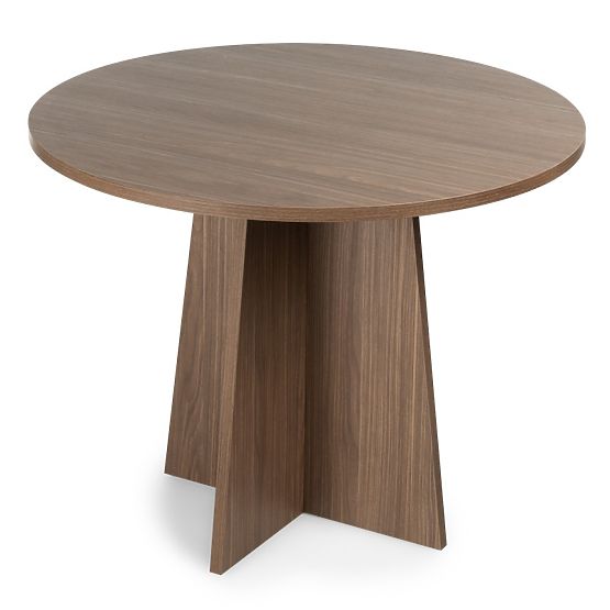 Round Dining Table Merlo 100 cm, Lincoln Walnut
