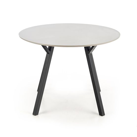 Round Table BALROG, Frame - Black, Top - Light Grey (2p=1pc)