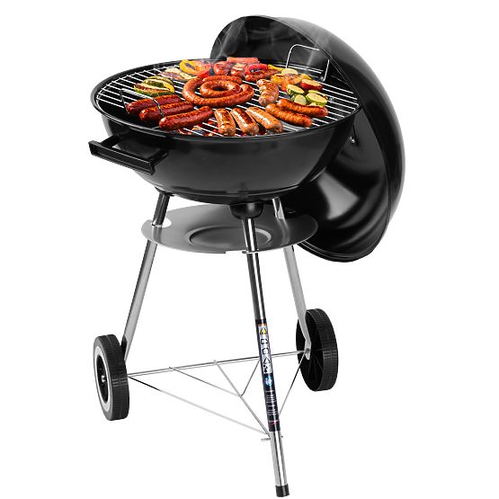 RUND Black Charcoal Garden Grill