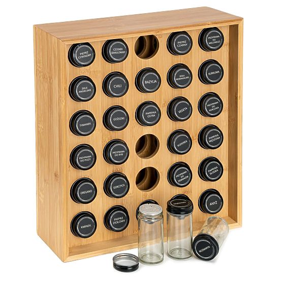SAFRAN Natural Spice Rack
