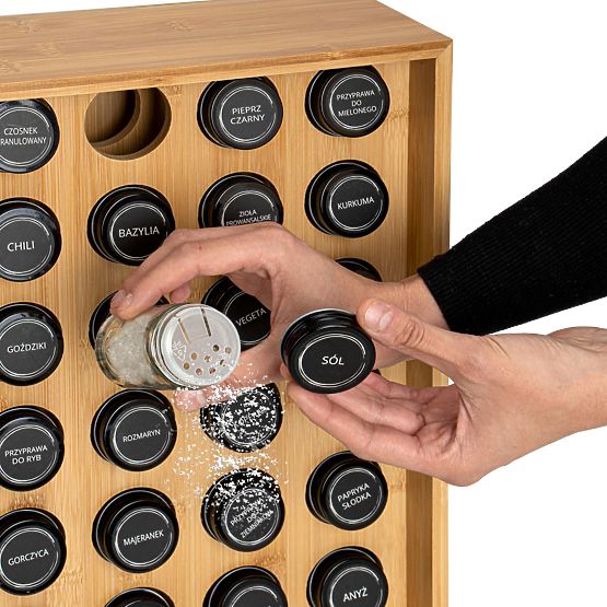 SAFRAN Natural Spice Rack