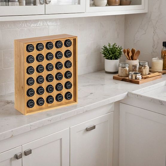 SAFRAN Natural Spice Rack