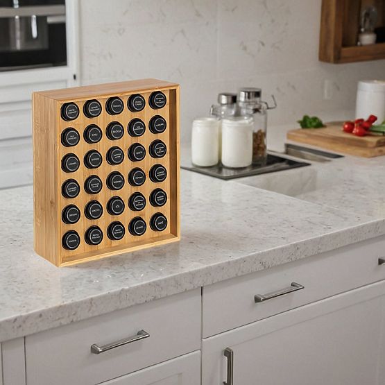 SAFRAN Natural Spice Rack