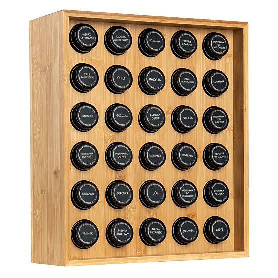 SAFRAN Natural Spice Rack