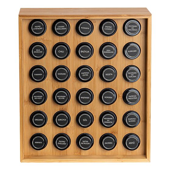 SAFRAN Natural Spice Rack