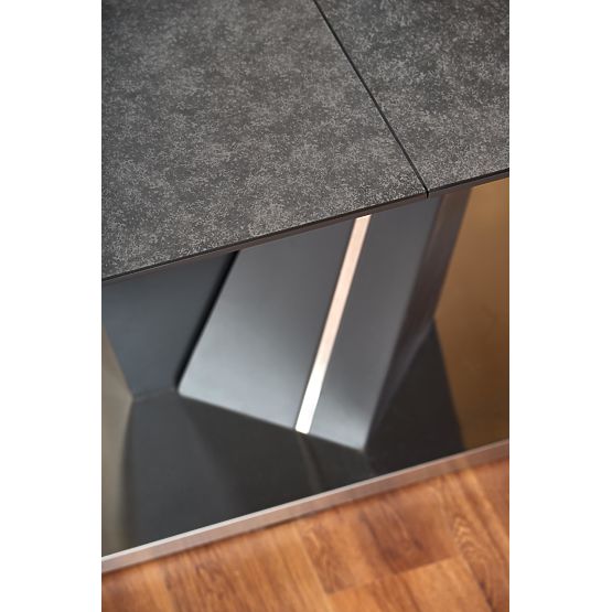 SALVADOR Extendable Table Top - Dark Ash, Legs - Dark Ash (3p=1pc)
