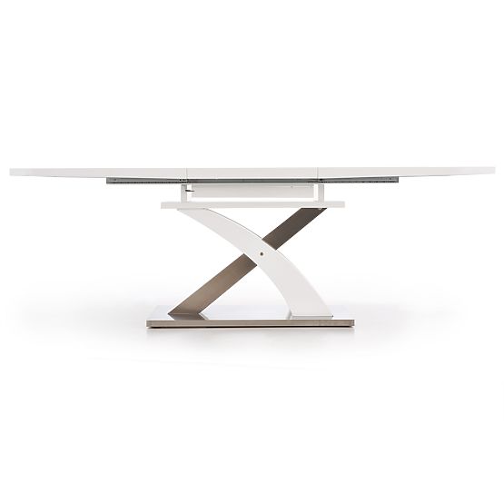 SANDOR extendable table white lacquered (3p=1pc)