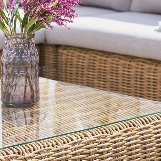 Sandy Garden Furniture Set, Technorattan, Beige