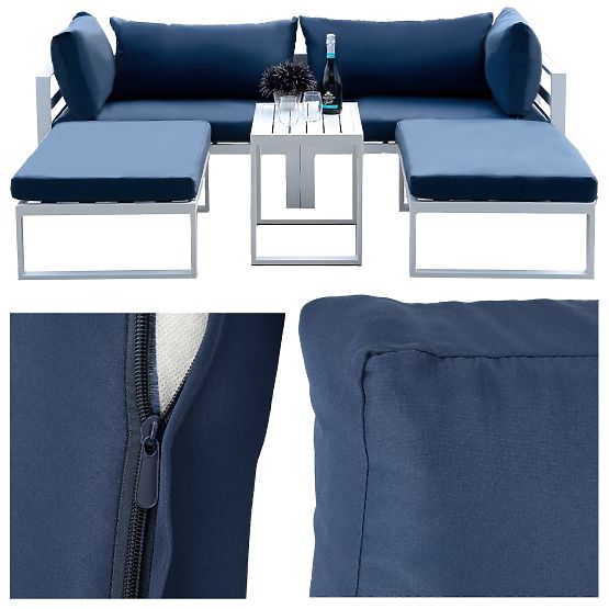 SANTO White Garden Furniture Set