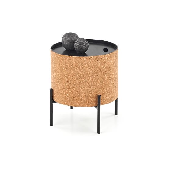 SASHA table natural/black (1p=1pc)