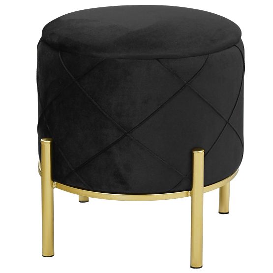 SAVANA BLACK POUF