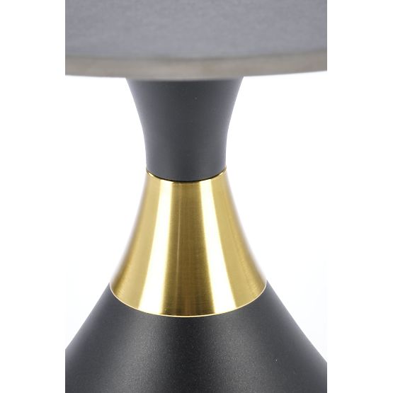 SCALITA coffee table black marble / black / gold (2p=1pc)